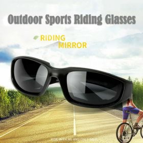 1 pairs Motorcycle Sports Biker Riding Glasses Wind Resistant Eye Protection Sports Goggles Cycling Glasses Sunglasses Grey Color(Logistics only