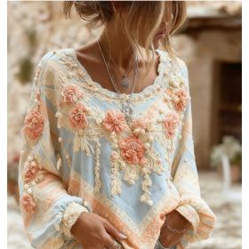 Women's Long-Sleeved Shirts (Option: Style6-L)