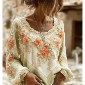 Women's Long-Sleeved Shirts (Option: Style11-S)