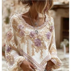 Women's Long-Sleeved Shirts (Option: Style12-S)