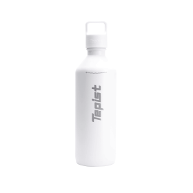 ThirtyO 30oz Stainless Steel Bottle Compatible with Sodastream Machines (Color: White)