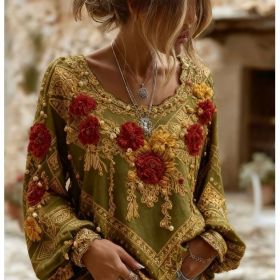 Women's Long-Sleeved Shirts (Option: Style3-S)