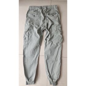Solid Color Skinny Pants Multi-pocket Men's Working Pants (Option: Physical Picture-32)